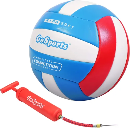 Miniatura 7 de GoSports Pelotas de voleibol recreativas de tacto suave - Individual o paquete de 6 - Tamaño reglamentario para juego en interiores o exteriores - 6