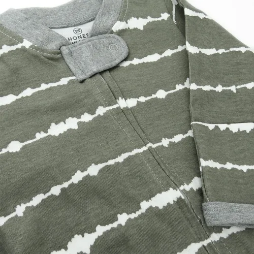 Miniatura 2 de HonestBaby Baby Organic Cotton Footed Sleep Play Pajamas