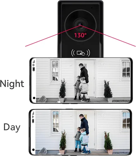 Miniatura 8 de Sistema de intercomunicación de timbre de video inteligente para el hogar con pantalla táctil grande de 10.1 pulgadas, cámara
