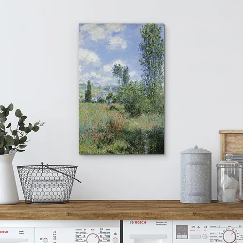 Miniatura 4 de wall26 Vista de Vetheuil por Claude Monet - Arte moderno impresionista - Arte en lienzo para el hogar, 24 x 36 pulgadas 40. Vista de Vetheuil