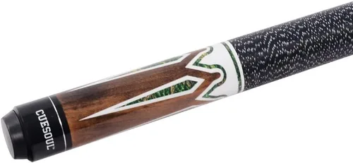 Miniatura 4 de Cuesoul Juego de taco de billar de madera de arce de 58 pulgadas, 19 oz/20 oz, punta de 11.5 mm/13 mm [peso ajustable] 19oz-Marrón sin estuche