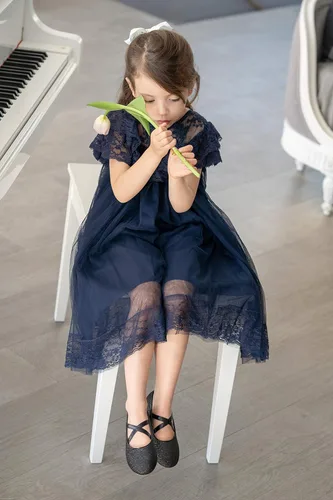 Miniatura 4 de Otter MOMO ToddlerLittle Girls Flower Girl Shoes Ballerina Flats Shoes Slip-on School Party Dress Shoes