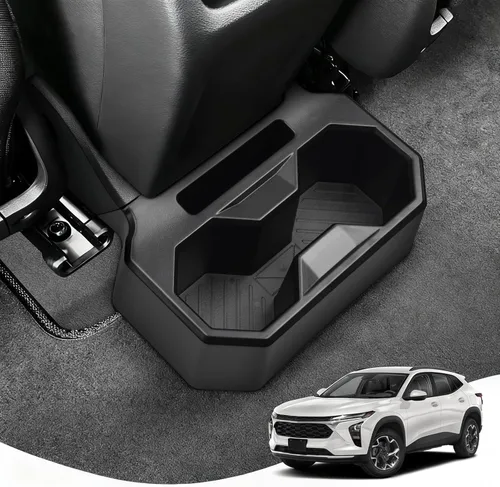 Karltys Portavasos para asiento trasero de automóvil, bandeja organizadora de portavasos trasera fija con herramientas, accesorios interiores,