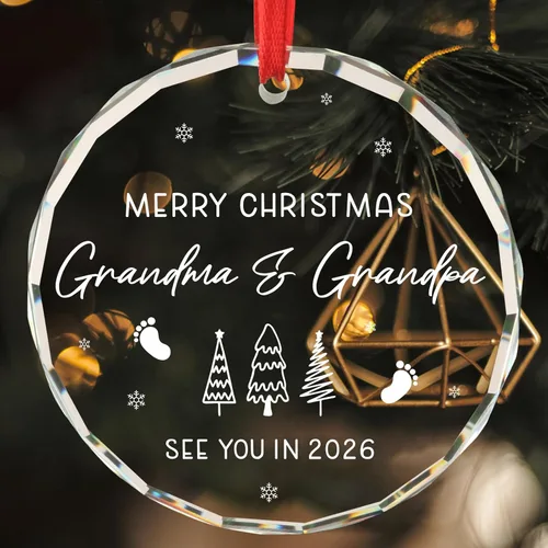 Miniatura 11 de Regalos para bebés recién nacidos para parejas en 2026 We Became a Family of Four Baby's First Christmas Ornament First Time Parents Mom Dad Gifts