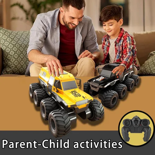 Miniatura 6 de KB KAIBO 2 Batería 8WD Coches RC para Niños de 8 a 12 años, Camión RC Anfibio Todo Terreno 2.4G Fuera de Carretera, Barco de Control Remoto, Los