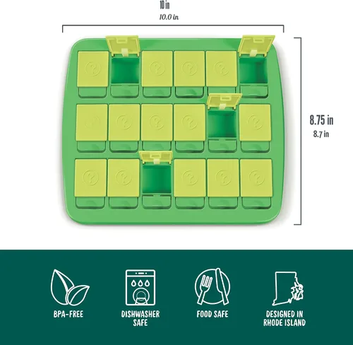 Miniatura 3 de Genuine Fred MATCH UP - Bandeja de aperitivos de memoria, divertido juego interactivo de aperitivos para niños, bandeja de comida apta para viajes
