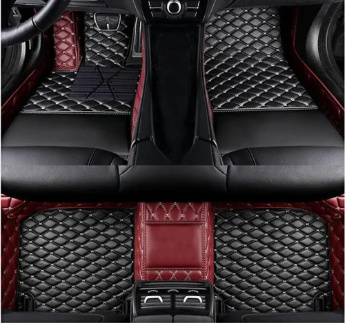 Miniatura 8 de OVINIX Alfombrillas personalizadas para el 99.9% de los sedán, SUV, deportes, todo tipo de clima, almohadillas de cuero, cobertura completa, forros