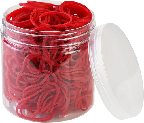 Miniatura 4 de 600 bandas de goma pequeñas de 1 pulgada, bandas elásticas de goma de uso general, bandas elásticas resistentes para el hogar, oficina, escuela