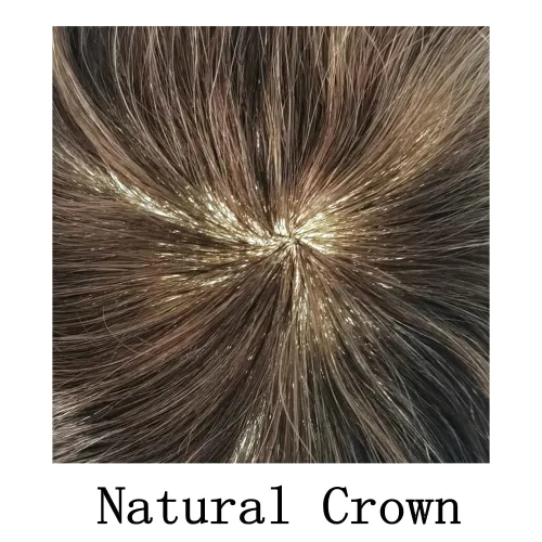 Miniatura 4 de Toupee Hair Piece For Men 100% Real Human Hair System Natural Looking Hairpieces For Men Hair Units Protesis Capilar Para Hombre 8''X10'' #610#6