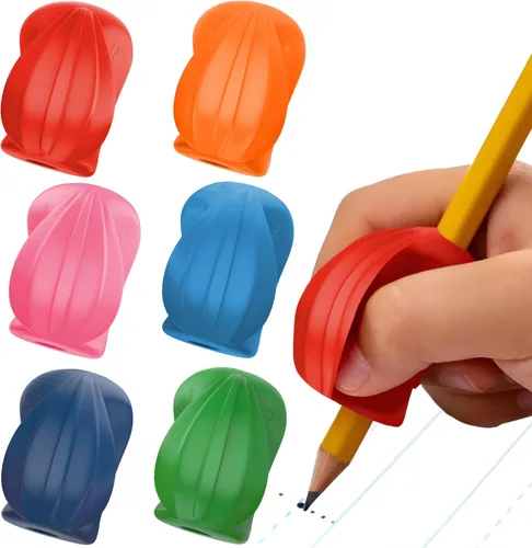 Miniatura 11 de The Pencil Grip Agarres para Lápices, El Agarre Cruzado, Ayuda de Escritura Ergonómica Metálica Para Diestros y Zurdos, Agarres de Lápices Metálico.