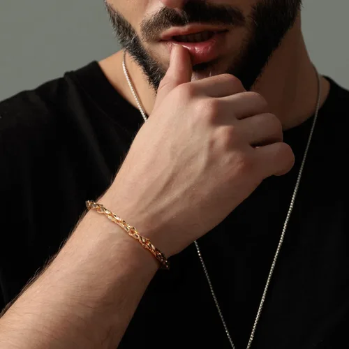 Miniatura 6 de Gold Bracelets for Women 14K Gold Bracelet Dainty Bracelets for Womens Braided Chain Bracelet for Women Men 6.577.589in