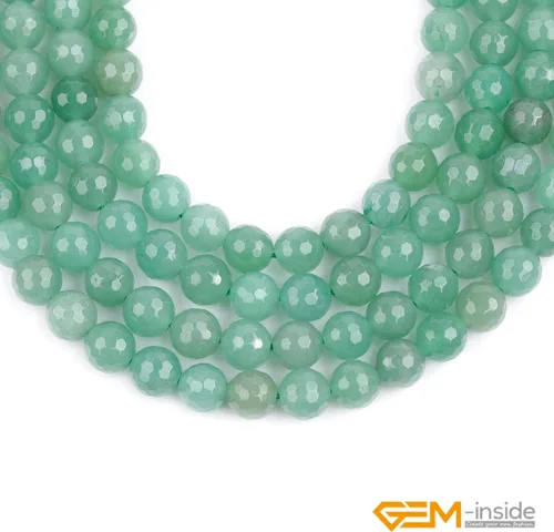 Miniatura 3 de GEM-Inside - Aventurina redonda de 0.394 in de 15 pulgadas para hacer joyas, pulseras, collares, gemas redondas, cuentas sueltas, accesorios