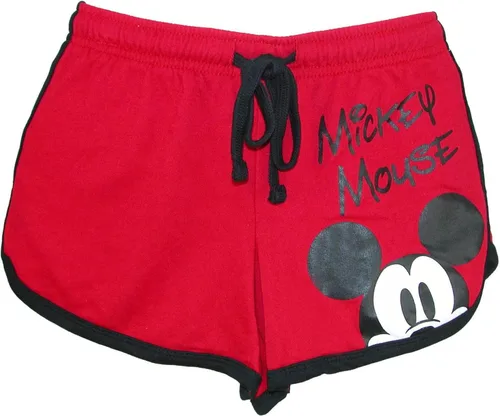 Miniatura 3 de Disney Pantalón corto para mujer Mickey Mouse Peeking Junior, Rojo