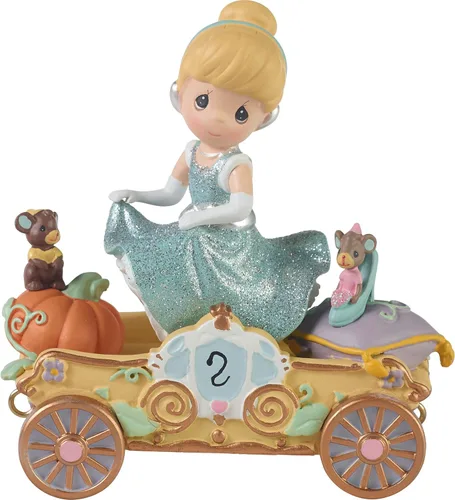 Precious Moments, Disney Showcase Collection, Bibbidi, Bobbidi, Boo – Now You're Two!, Desfile de cumpleaños de Disney, 2 años, figura de resina,