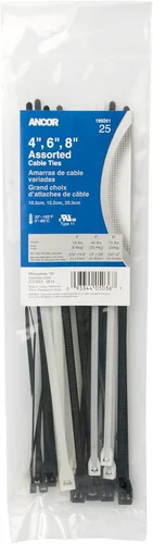 Miniatura 34 de Ancor Bridas de cables de grado marino 2-Blanco