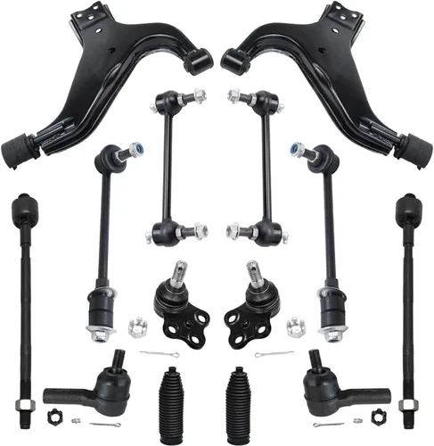 Miniatura 20 de Detroit Axle - Kit de suspensión frontal de 16 piezas para RWD Chrysler 300 Dodge Charger Challenger Magnum 6 brazos de control con rótulas 2