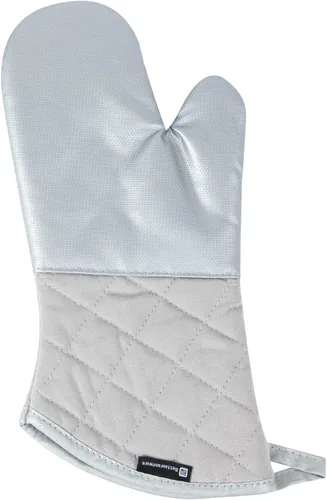 Restaurantware Manopla de horno de 15 x 7 pulgadas, 1 manopla de horno resistente al calor, agarre ergonómico, guantes de cocina de fibra de vidrio