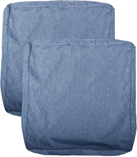 Miniatura 21 de Fundas para cojines de asiento de patio, fundas deslizantes lavables de repuesto, funda impermeable para cojines de silla de muebles al aire libre