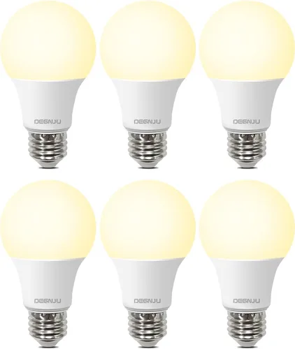 Miniatura 20 de DEGNJU Bombillas LED A19, bombillas LED equivalentes a 60 W, blanco suave 2700 K, 800 lúmenes, base estándar E26, no regulable, bombillas LED