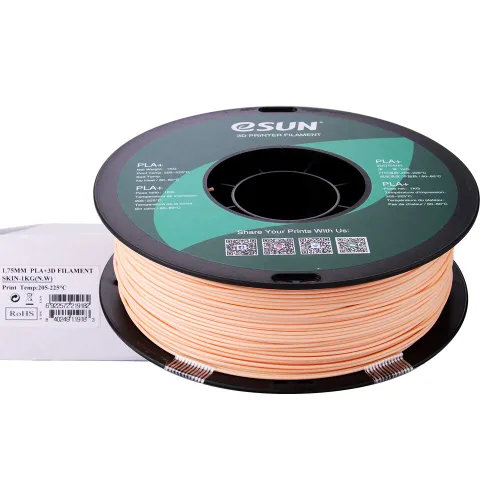 Miniatura 3 de eSUN PLA PRO (PLA+) - Filamento de impresora 3D, precisión dimensional +/- 0.001 pulgadas, carrete de 2.2 libras, de ¹/₁₆ pulgadas, color piel