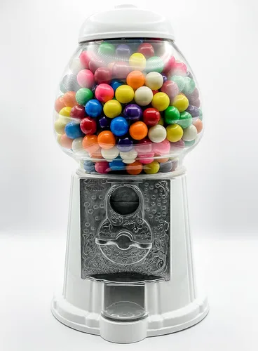 Miniatura 13 de Máquina clásica de chicle/dispensador de dulces, 9 pulgadas - negro