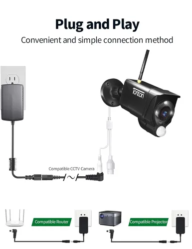 Miniatura 4 de Tonton Cable de extensión de alimentación de CC 1M 3.3FT 0.217 in x 0.083 in 5521 90 grados de ángulo recto hembra a CC macho Cable adaptador