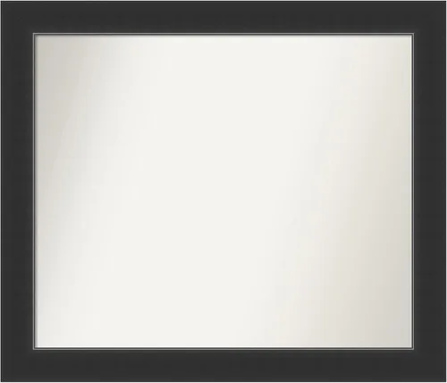 Miniatura 234 de Amanti Art Espejo personalizado, espejo de baño negro Astor, espejo de pared o espejo de tocador de baño sobre el fregadero (25 x 25 pulgadas)
