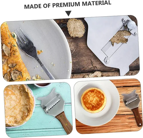 Miniatura 4 de Cabilock Afeitadora de trufas de chocolate de acero inoxidable con maquinilla de afeitar ajustable, herramienta de cocina afilada para queso, ajo