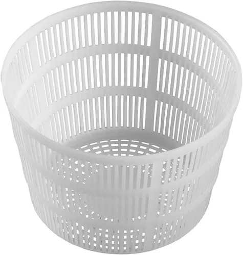 New England Cheesemaking Supply Co. Ricotta Style Basket - Molde para queso, grande (4.9 in de diámetro), polipropileno, moderno, redondo, tejido y