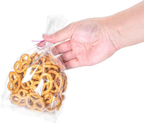 Miniatura 6 de Restaurantware Bag Tek - Bolsas con fuelle de 4 x 2.3 x 8 pulgadas, 100 bolsas de dulces sellables con calor, paquete seguro para alimentos