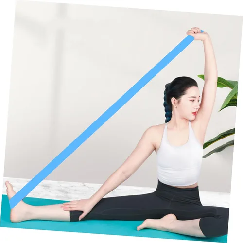 Miniatura 6 de Juego de 3 bandas de resistencia elásticas para ejercicio, entrenamiento de espalda y hombros para yoga y entrenamientos en casa