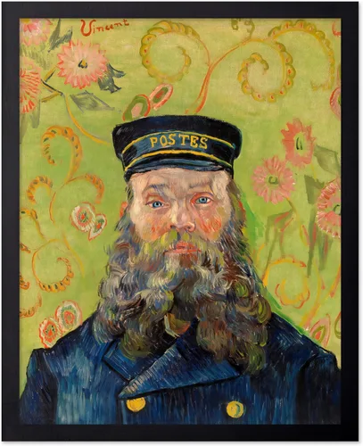 Miniatura 94 de Poster Master Póster clásico de Van Gogh, impresión impresionista vintage, regalo para artista, pintor, autorretrato, sombrero de paja, dibujo