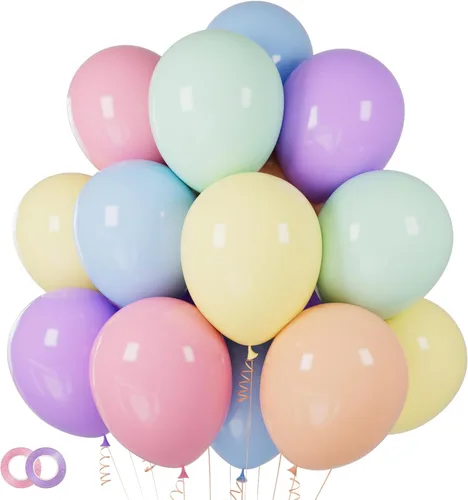 Miniatura 11 de Globos Naranjas Paquete de 100 de 12 pulgadas Globos de Látex Engrosados de Halloween Naranjas Globos Redondos de Helio para Halloween Cumpleaños