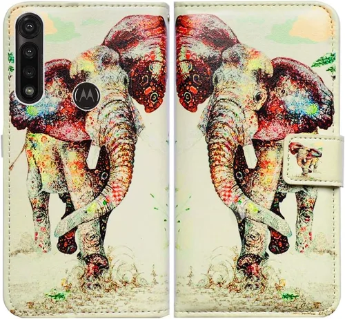 Miniatura 19 de Bcov Funda para Moto G Power 2020, Motorola G Power, funda de piel con tapa y soporte para ranura para tarjeta y soporte para Motorola Moto G Power