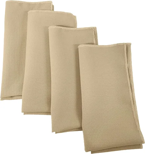 Miniatura 26 de LA Linen Paquete de 10 servilletas de popelina de poli, servilletas de tela suave, servilletas lavables y reutilizables, servilletas de mesa