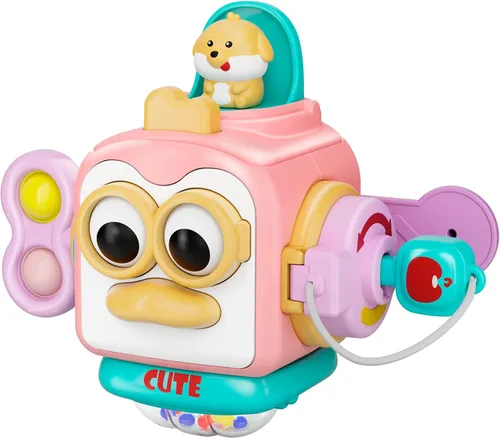 Miniatura 9 de OSIMILY Juguetes para niños de 1 año, juguetes Montessori de cubo ocupado para niños de 1 año en adelante, juguetes sensoriales para niños de 1 a 3