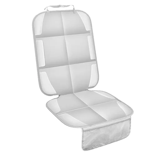 Miniatura 15 de Protector de asiento de automóvil para silla infantil, resistente al agua 600D, protege el asiento de las huellas del bebé, con respaldo Negro 2