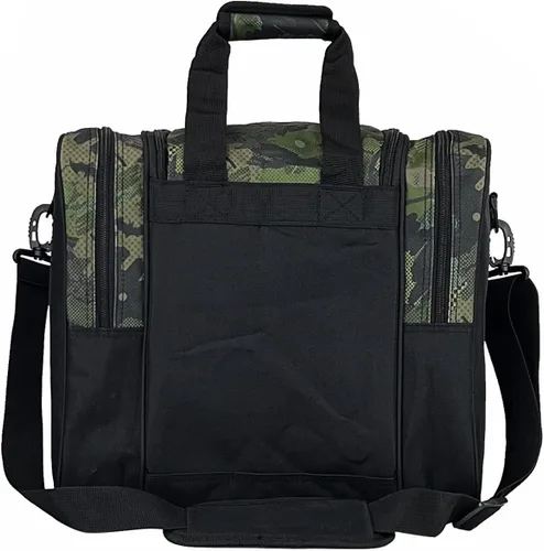 Miniatura 6 de GRANDUP - Bolsa para bola de bolos de una sola bola - Accesorios de bolos negros, bolsa tipo bandolera con soporte acolchado para bola - Se adapta a