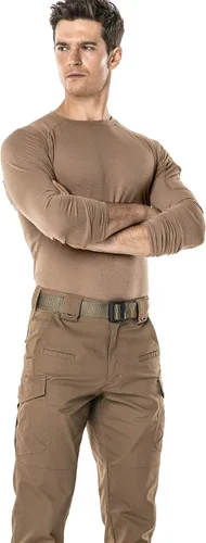 Miniatura 8 de CQR Men's Flex Stretch Tactical Pants, Water Resistant Ripstop Cargo Pants, Lightweight EDC Outdoor Hiking Work Pants