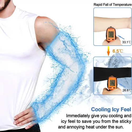 Miniatura 2 de beister 3/6 pares de mangas de brazo de enfriamiento UV protección solar unisex para deportes, ciclismo, golf, correr