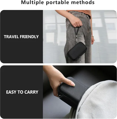 Miniatura 7 de Estuche de transporte rígido para Canon PowerShot SX740 HS/ SX730 HS/ SX720 HS/ SX620 HS/ G7 X Mark III/ G7 X Mark II cámara digital, bolsa de viaje