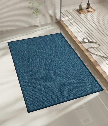 Miniatura 26 de chakme Alfombras de Baño 24x17, Alfombra de Baño Ultra Delgada Antideslizante Pequeña de Secado Rápido Absorbente para Piso de Baño