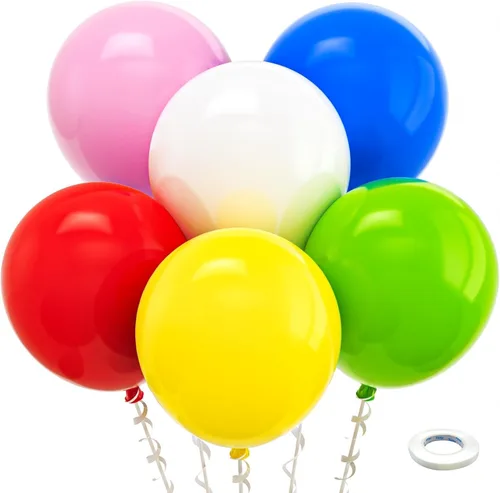 Miniatura 156 de Bezente - Globos de 12 pulgadas de látex con confeti para bodas, graduaciones, despedidas de soltera y cumpleaños, aptos para helio, dorado, 60