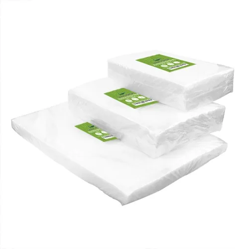 150 bolsas selladoras al vacío, 50 unidades de cada tamaño de pinta, 6 x 10 pulgadas, cuarto de galón de 8 x 12 pulgadas, galones de 11 x 16