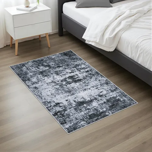 Miniatura 4 de Alfombra lavable de 2 x 3 pulgadas, alfombra de entrada: lavable, moderna, abstracta, suave, fina, antideslizante, resistente a las manchas