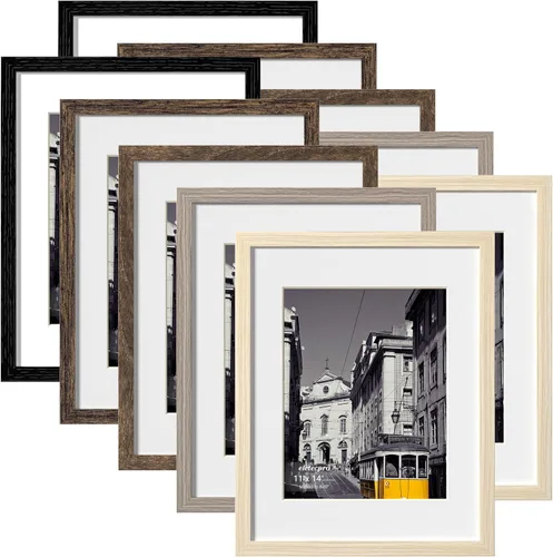 Miniatura 85 de eletecpro - Juego de 10 marcos de fotos de 5 x 7 pulgadas, collage de marcos de fotos para decoración de pared, muestra fotos de 4 x 6