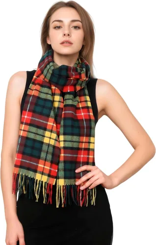 Miniatura 61 de Bufanda de invierno Achillea suave y cálida, de tartán, a cuadros, de cachemira, unisex