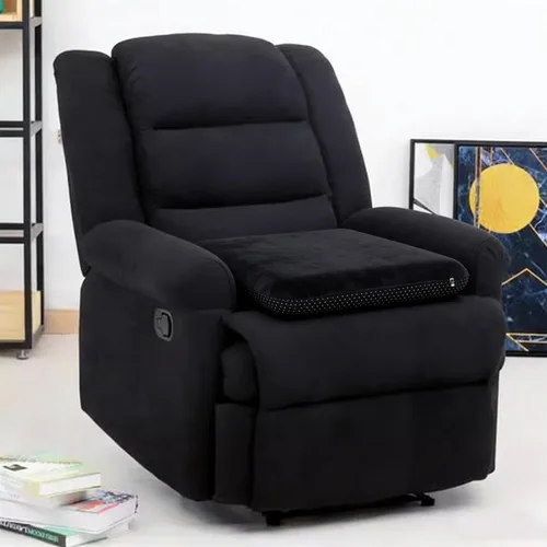 Miniatura 3 de Sigmat Cojín reclinable para personas mayores con espuma viscoelástica de 20 x 20 x 3 pulgadas, cojín de asiento cuadrado grande para silla Negro