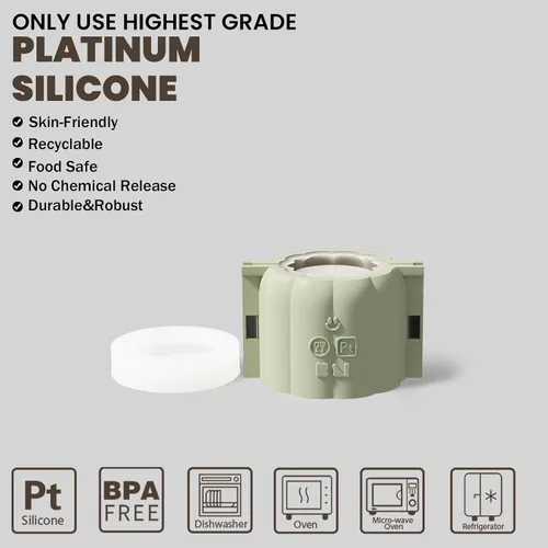 Miniatura 8 de BOOWAN NICOLE Molde de silicona para recipiente de vela para hormigón, moldes de maceta de tarro de vela, molde de silicona para bricolaje