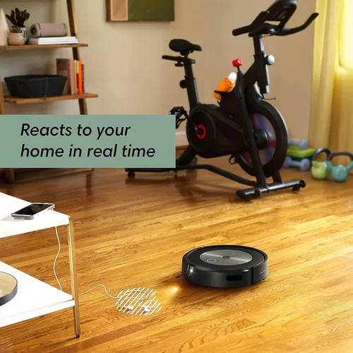 Miniatura 5 de iRobot Roomba j7+ (7550) Robot aspirador con eliminación automática de suciedad – Wi-Fi conectado, mapeo inteligente, ideal para pelo de mascotas